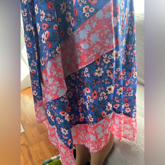 Two by Vince Camuto Blue Midi A-Line Skirt - Picture 13 of 16